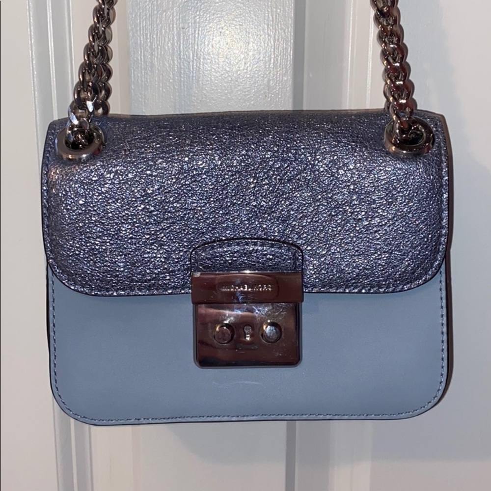 Micheal kors baby blue purse